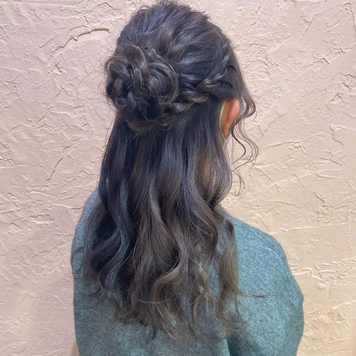 ミディアム ヘアアレンジ 松永 梨央のヘアスタイル
