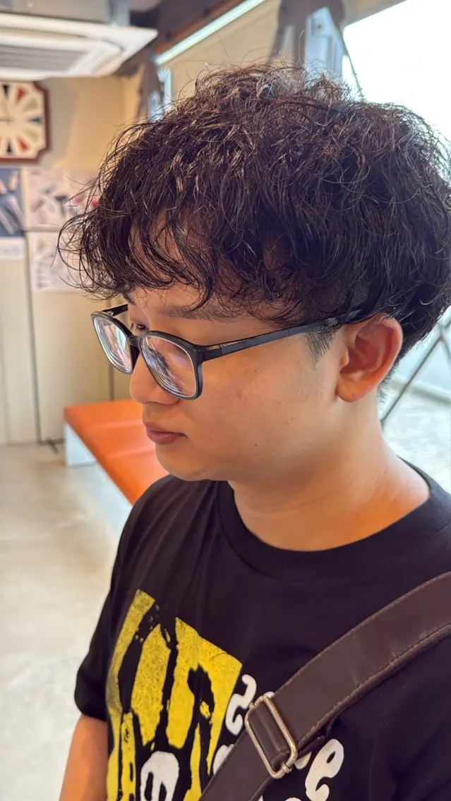 パーマ メンズ メンズパーマ パーマ 梅田 拓実のヘアスタイル