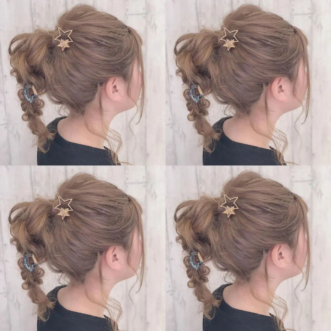 セミロング ヘアアレンジ ヘアセット 🌷MAYU 🌷のヘアスタイル