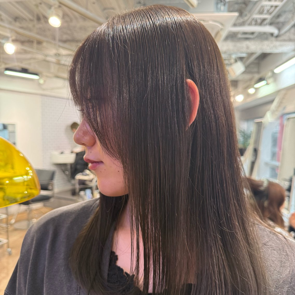 セミロング カラー ヘアカラー ゆうと cashel渋谷のヘアスタイル