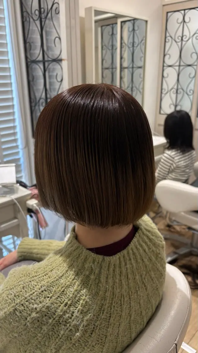 ショート カラー カット ヘアカラー 似合わせ 顔周りYUUGAのヘアスタイル