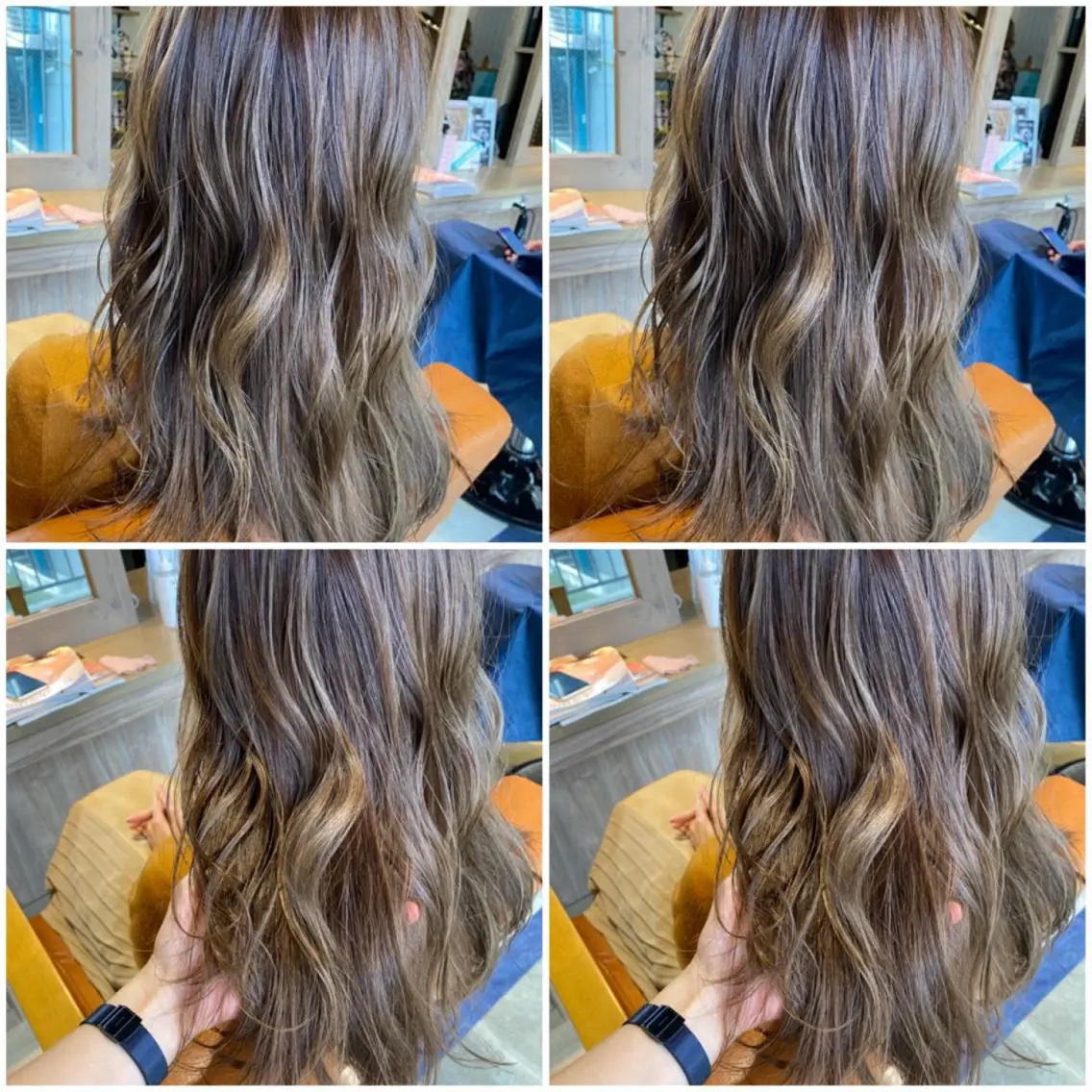 カラー カット ヘアカラー トリートメント 🩵盛れる顔周りヘア EMI🩵のヘアスタイル