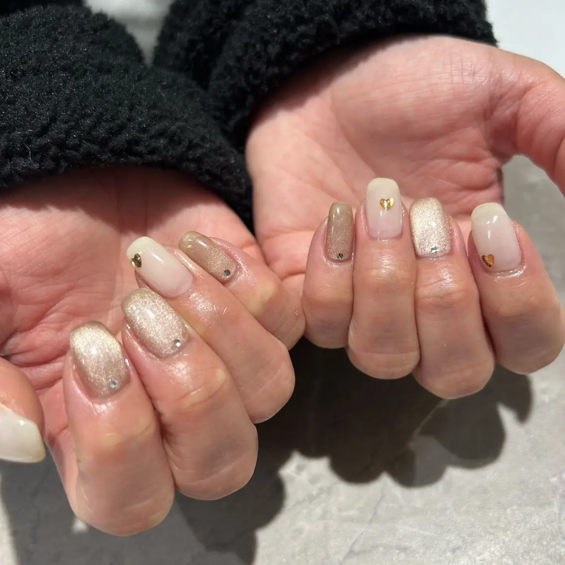 ネイル マグネットネイル スクエアネイル Lulea nailのネイルデザイン