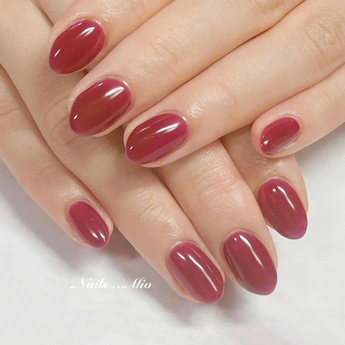 ネイル ワンカラーネイル .Nails Mio 赤羽西ネイルサロンのネイルデザイン