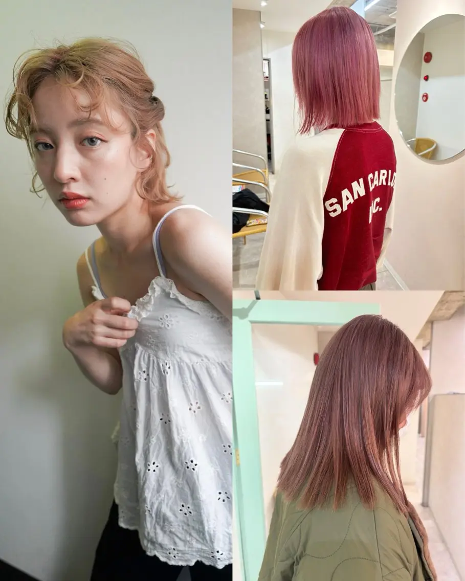 カラー 大山 茶子のヘアスタイル