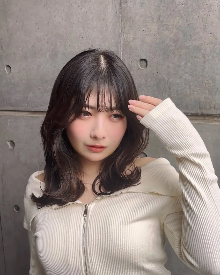 ミディアム 黄金比の似合わせ /吉祥寺 /kokiのヘアスタイル