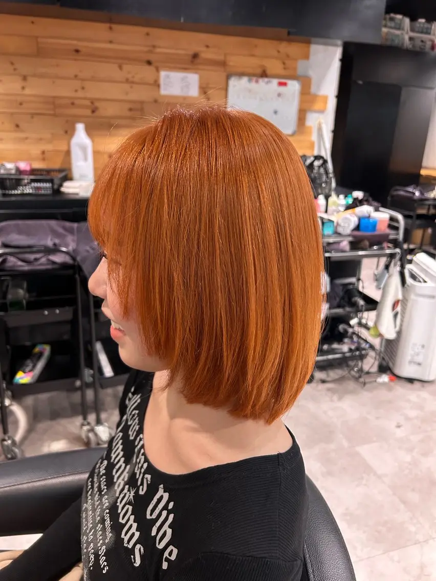 ミディアム ヘアカラー ヘッドスパ レイヤーStyle 🪽菜々実のヘアスタイル