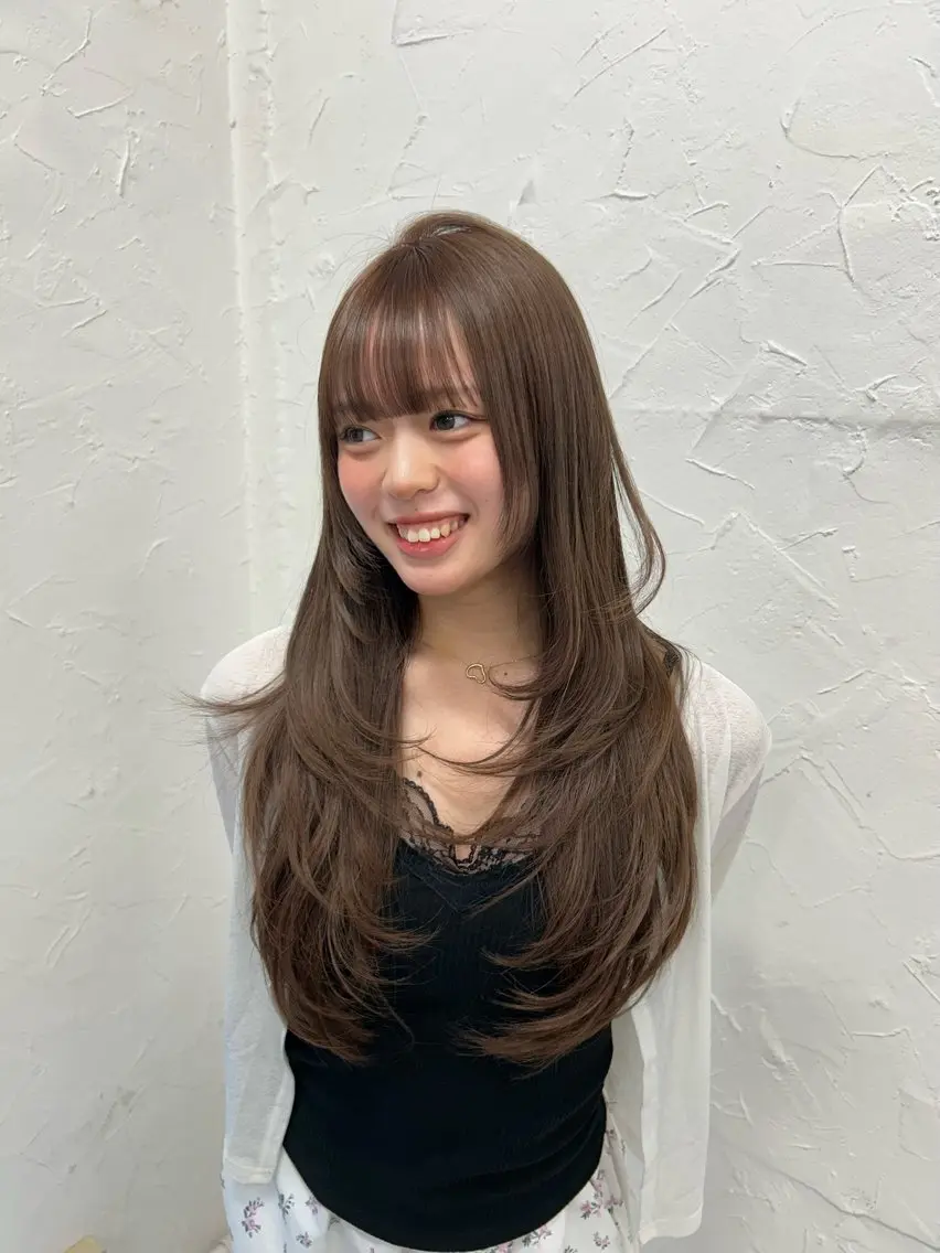 ロング カット ヘアカラー トリートメント MIHIRO🍀 ヘアメイク/レイヤーのヘアスタイル