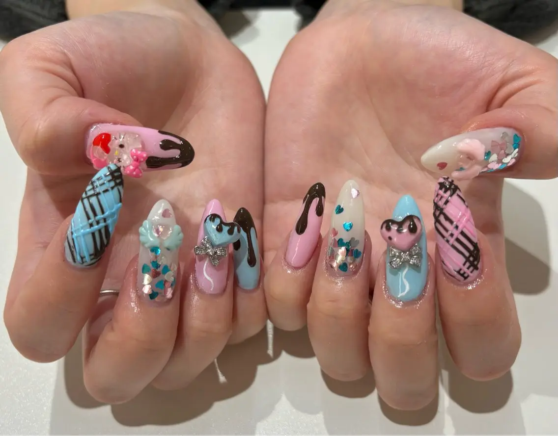 ネイル バレンタイン ハンドネイル NAILSALON ViViのネイルデザイン