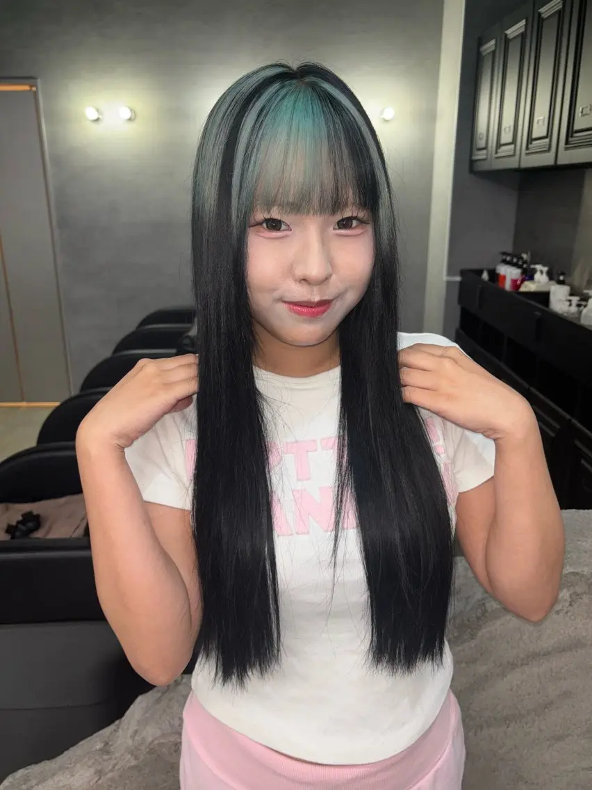 ロング カラー ヘアカラー デザインカラー /rioのヘアスタイル