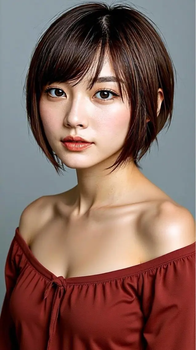 ショート 韓国風ヘア ショートヘア カット 拓麿✂︎/ショート 専門×透明感カラーのヘアスタイル