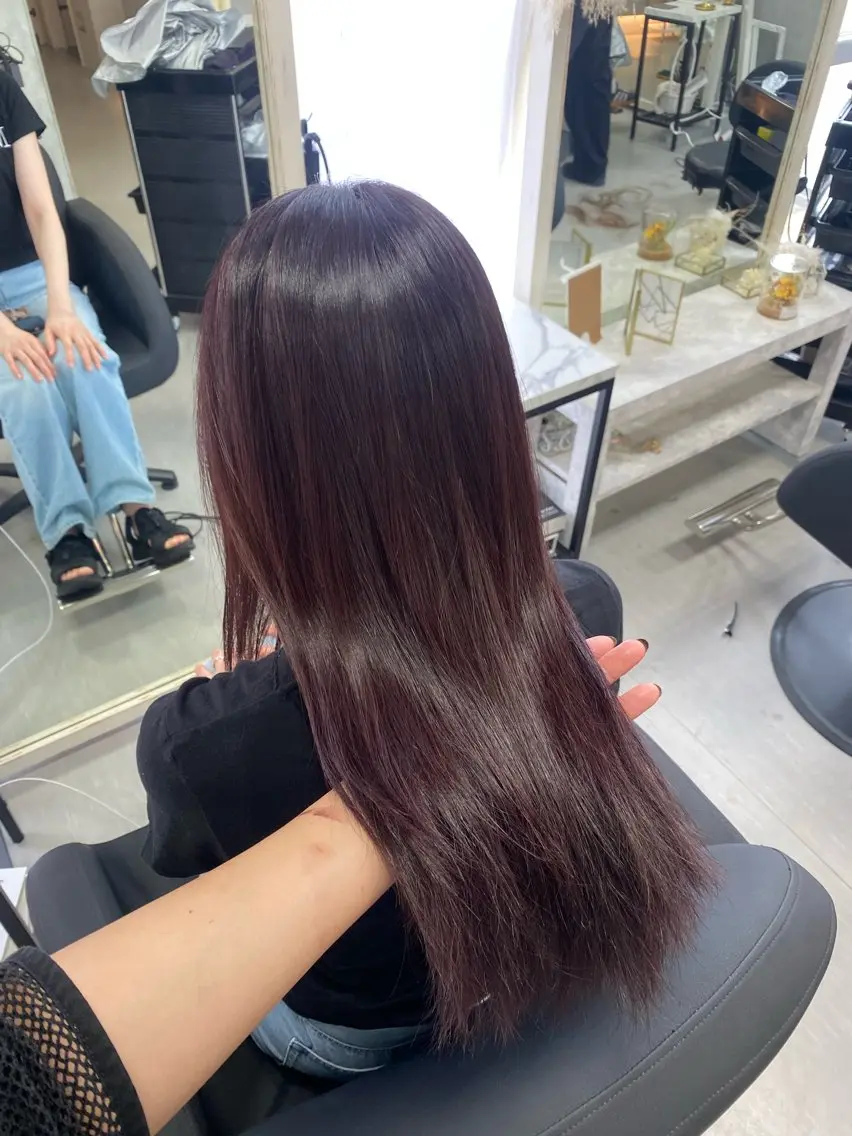 カラー ブリーチ ブラウンカラー ブリーチなしカラー ピンクカラー XELM高崎 🤍Kyokaのヘアスタイル