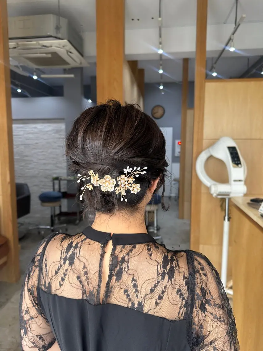 ミディアム ヘアセット miloc MOMOKAのヘアスタイル