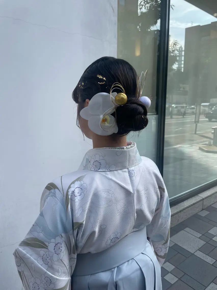 ヘアアレンジ 卒業式のヘアスタイル 三宅 瑠偉のヘアスタイル