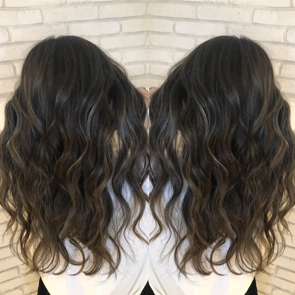 ロング カット ヘアカラー トリートメント 宮下 浩一のヘアスタイル