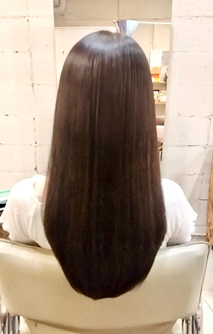 ロング 髪質改善 カット ヘアカラー トリートメント takk design labのヘアスタイル