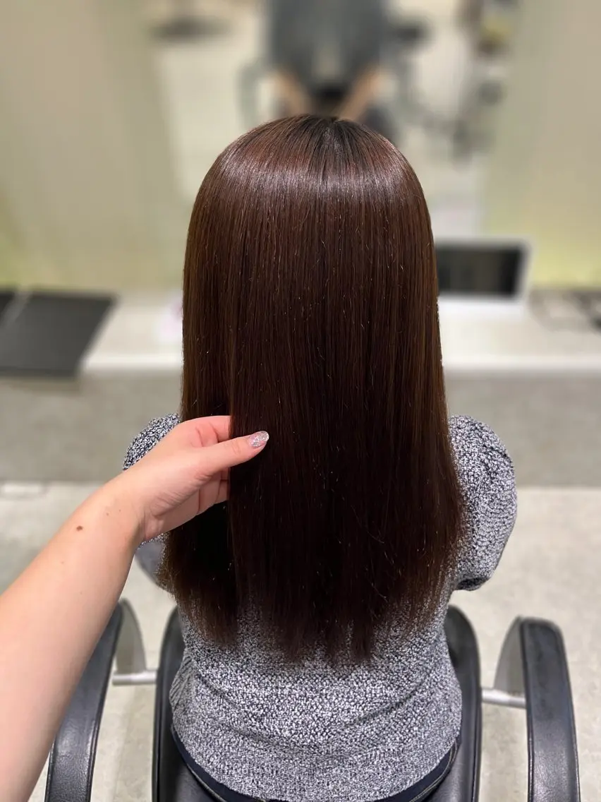 ロング 縮毛矯正 Ayumi / Lee尼崎のヘアスタイル