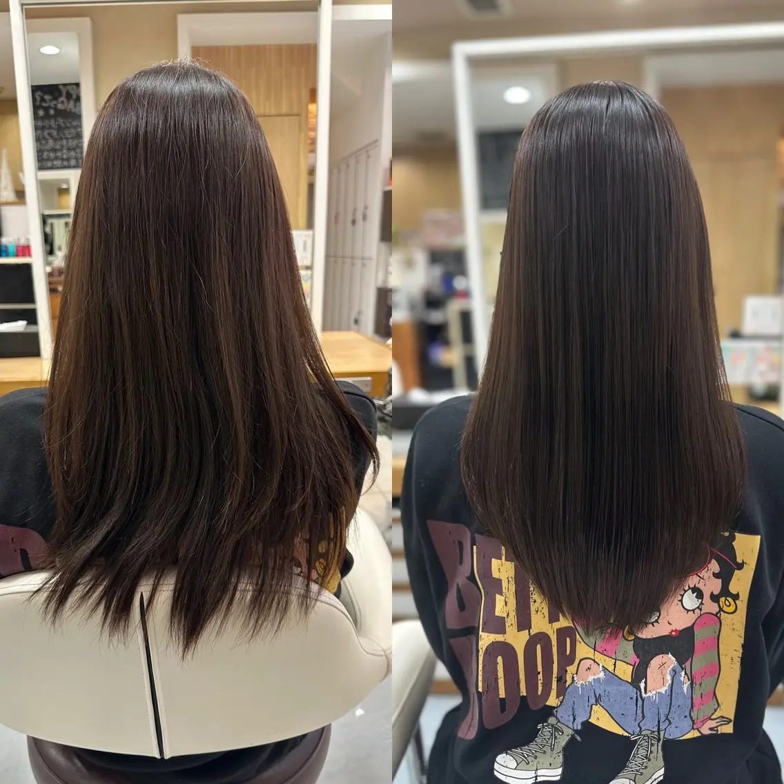 ロング パーマ 髪質改善/縮毛矯正 /レイヤーカット岡部のヘアスタイル