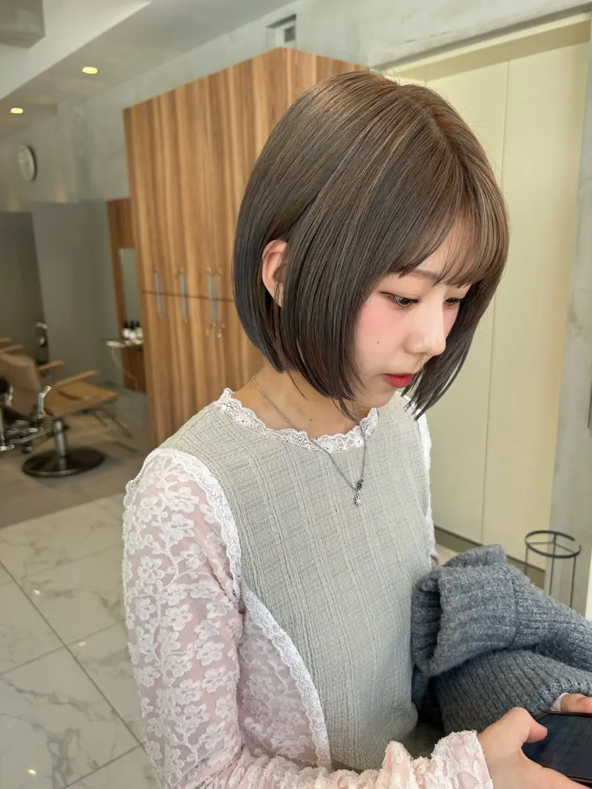 ショート カラー ヘアカラー aoi/艶カラー /モデル募集中🎀✨のヘアスタイル