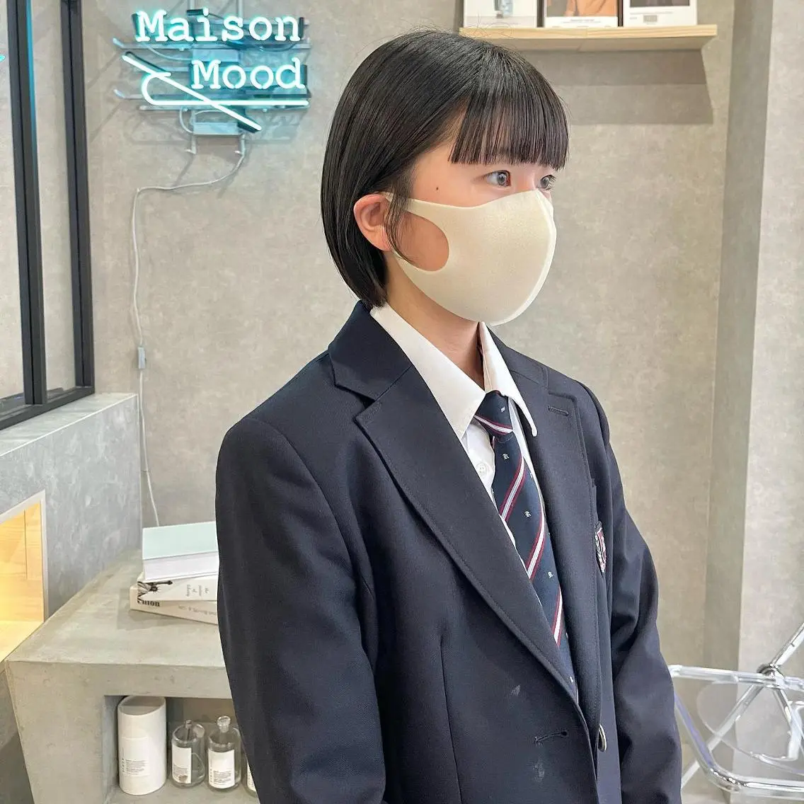 ミディアム 一ノ瀬 暁のヘアスタイル