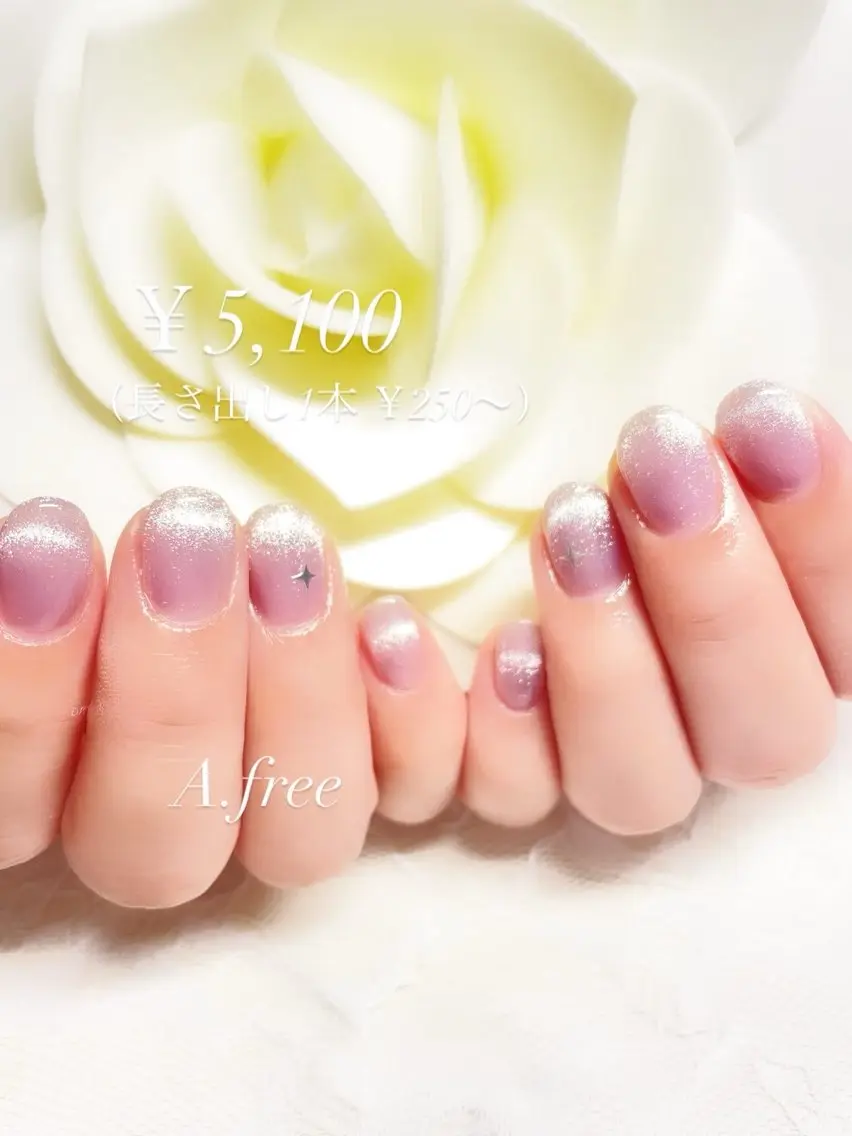 ネイル A.free✧*｡ アレルギー対応✧*｡のネイルデザイン