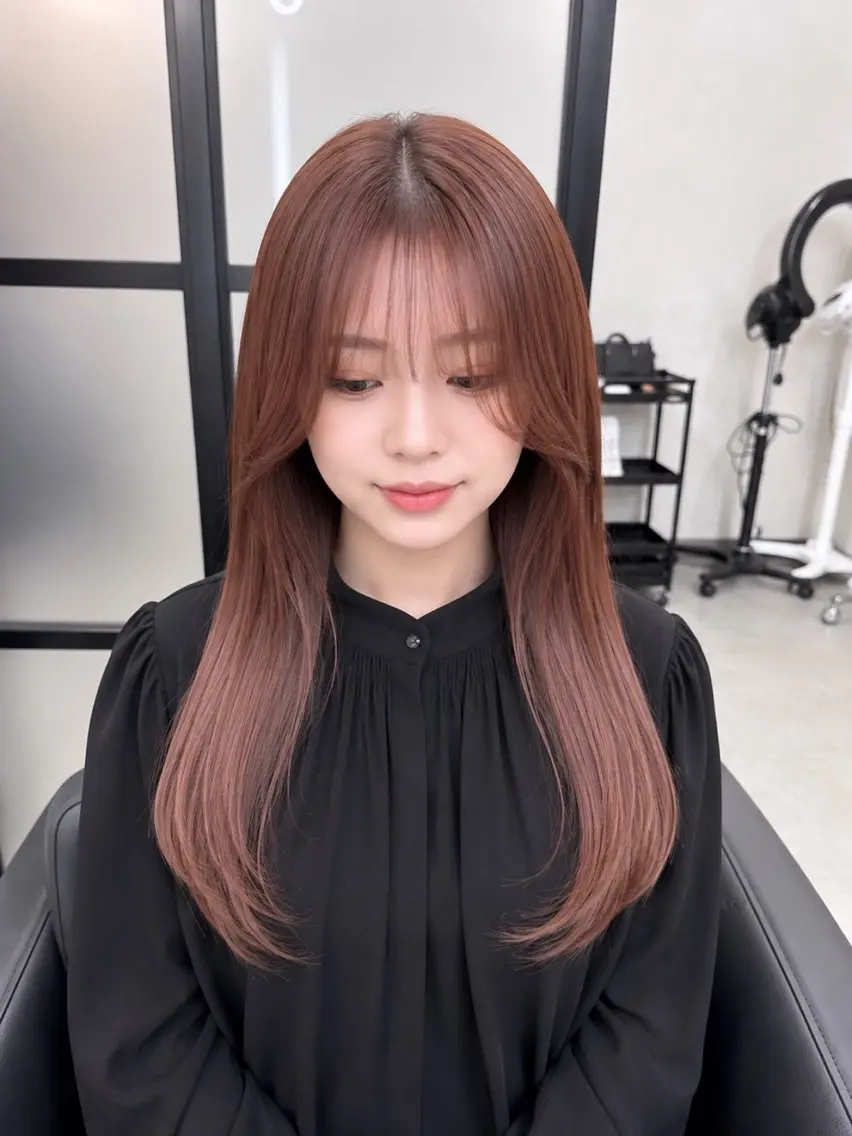 ロング 【韓国ヘア ×透明感カラー】芳川のヘアスタイル