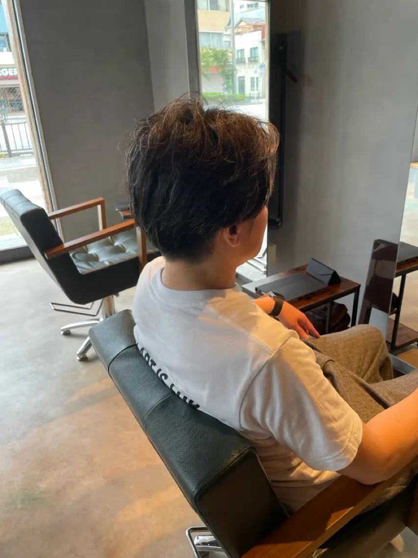メンズ カット パーマ TAKAMI YOSHIMIのヘアスタイル