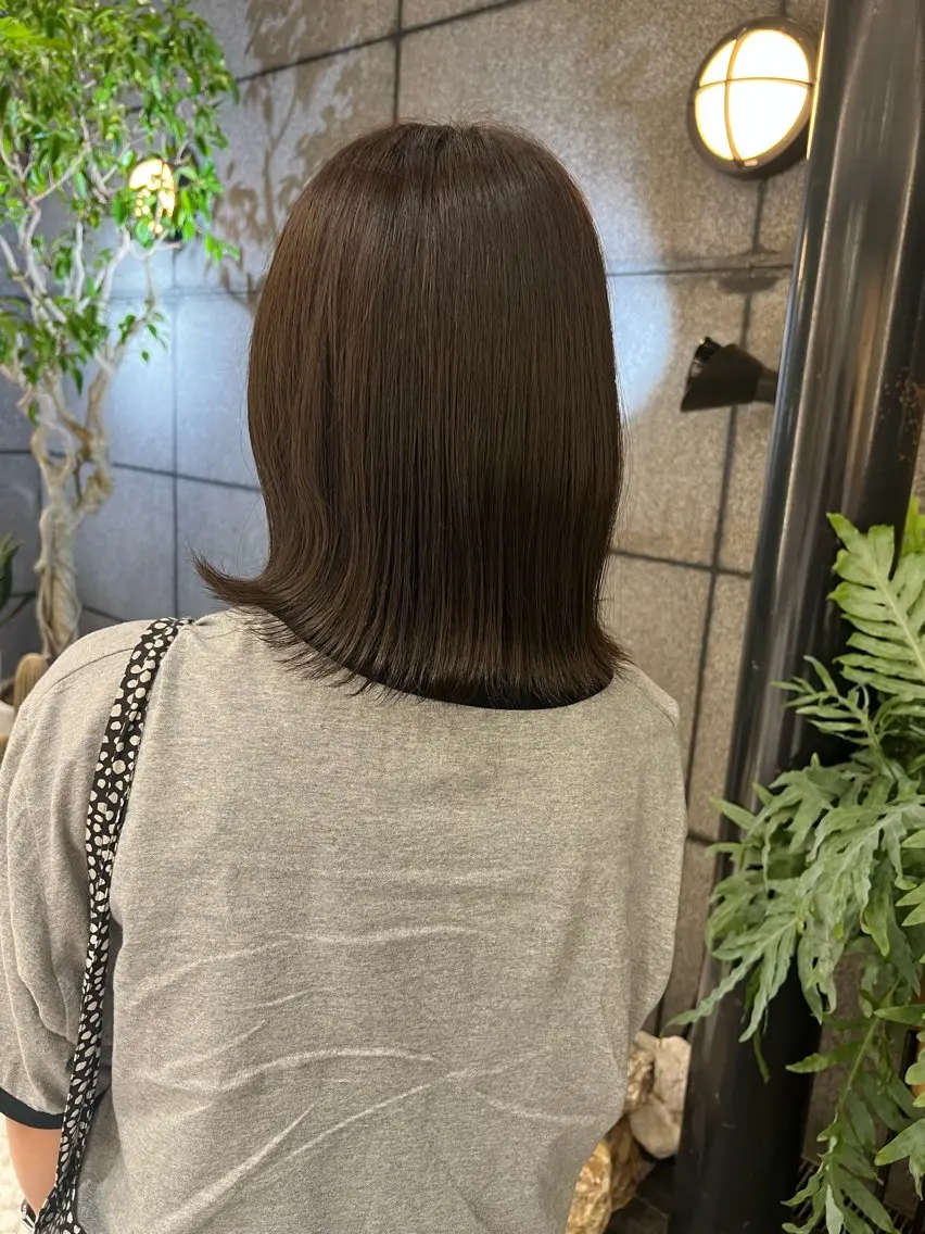 ミディアム ヘアカラー トリートメント レディースパーマ 🧺🪽/SHUNOのヘアスタイル
