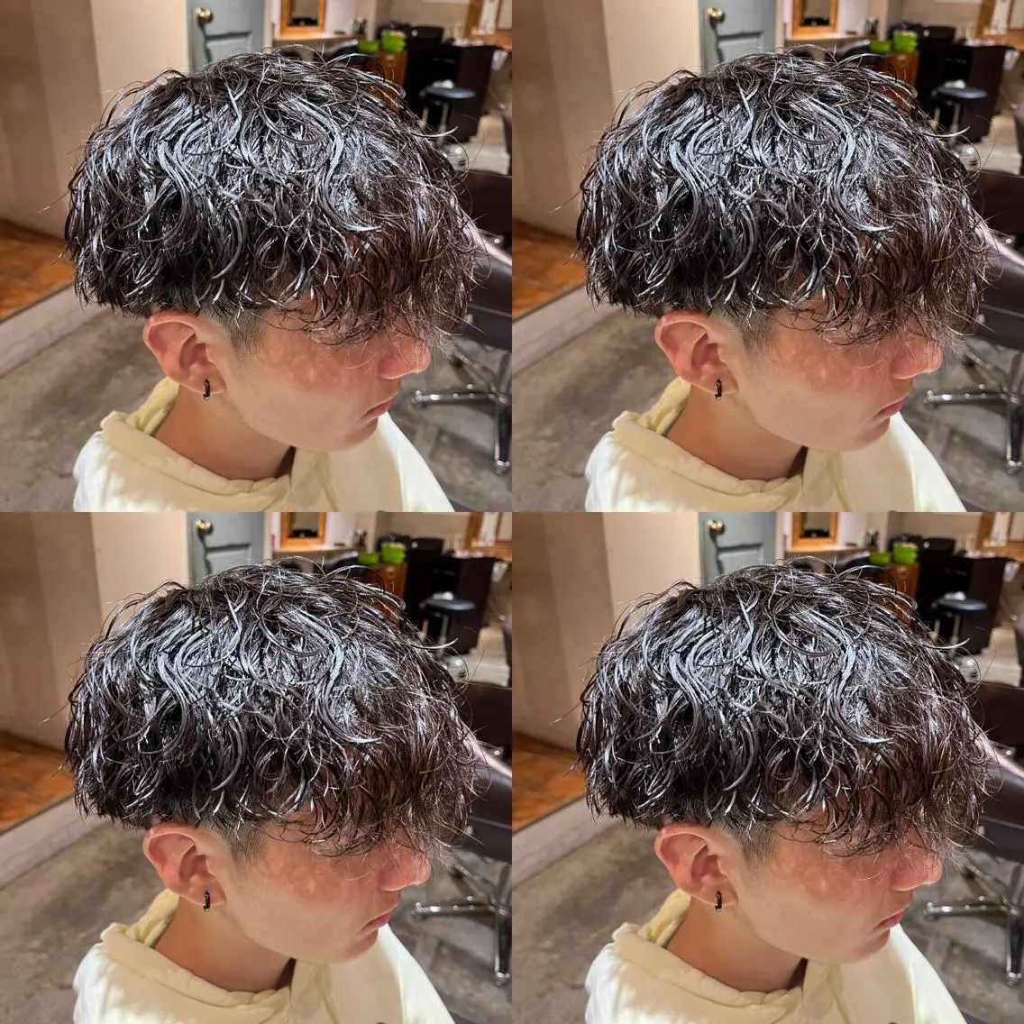 パーマ メンズ カット パーマ トリートメント ヘアセット メンズパーマ特化 望月謙二郎のヘアスタイル