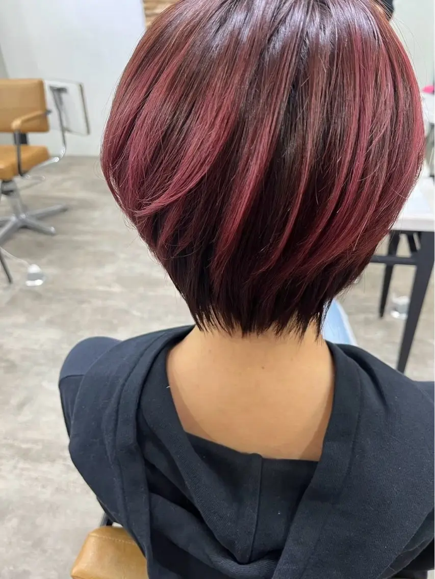 ショート 💝ダブルカラー/ヘ アアレンジ💝みさきのヘアスタイル