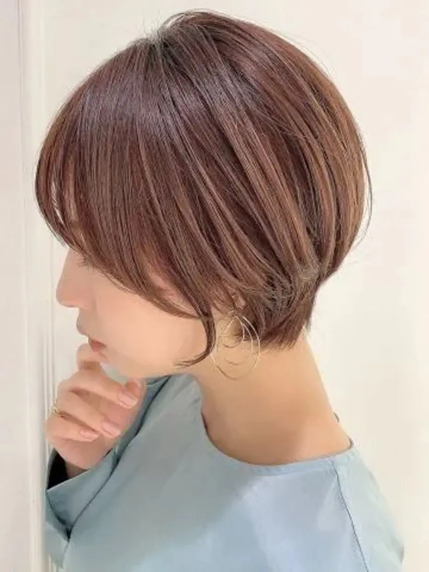 ショート ショートヘア レイヤー透明感 仙台\RIKUのヘアスタイル