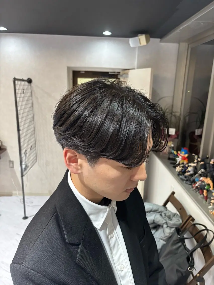 ミディアム ミディアムパーマ 縮毛矯正 いち かのヘアスタイル