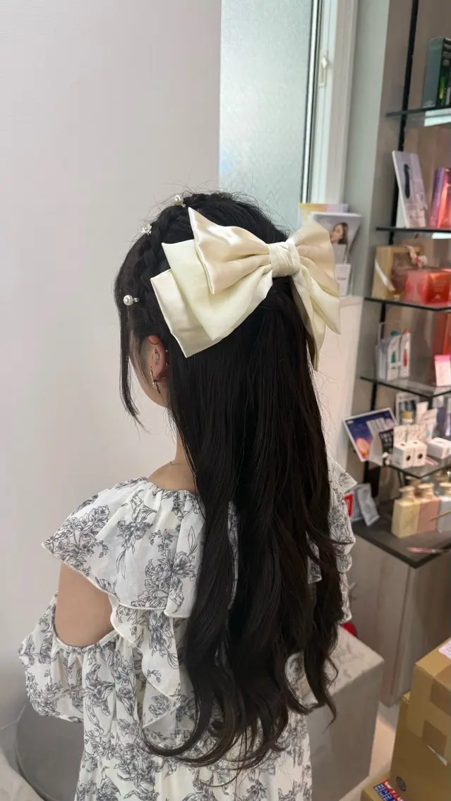 ヘアアレンジ ハーフアップ カチューシャ ヘアセット 南町田/ヘアメ /ヘアアレンジ/はなのヘアスタイル