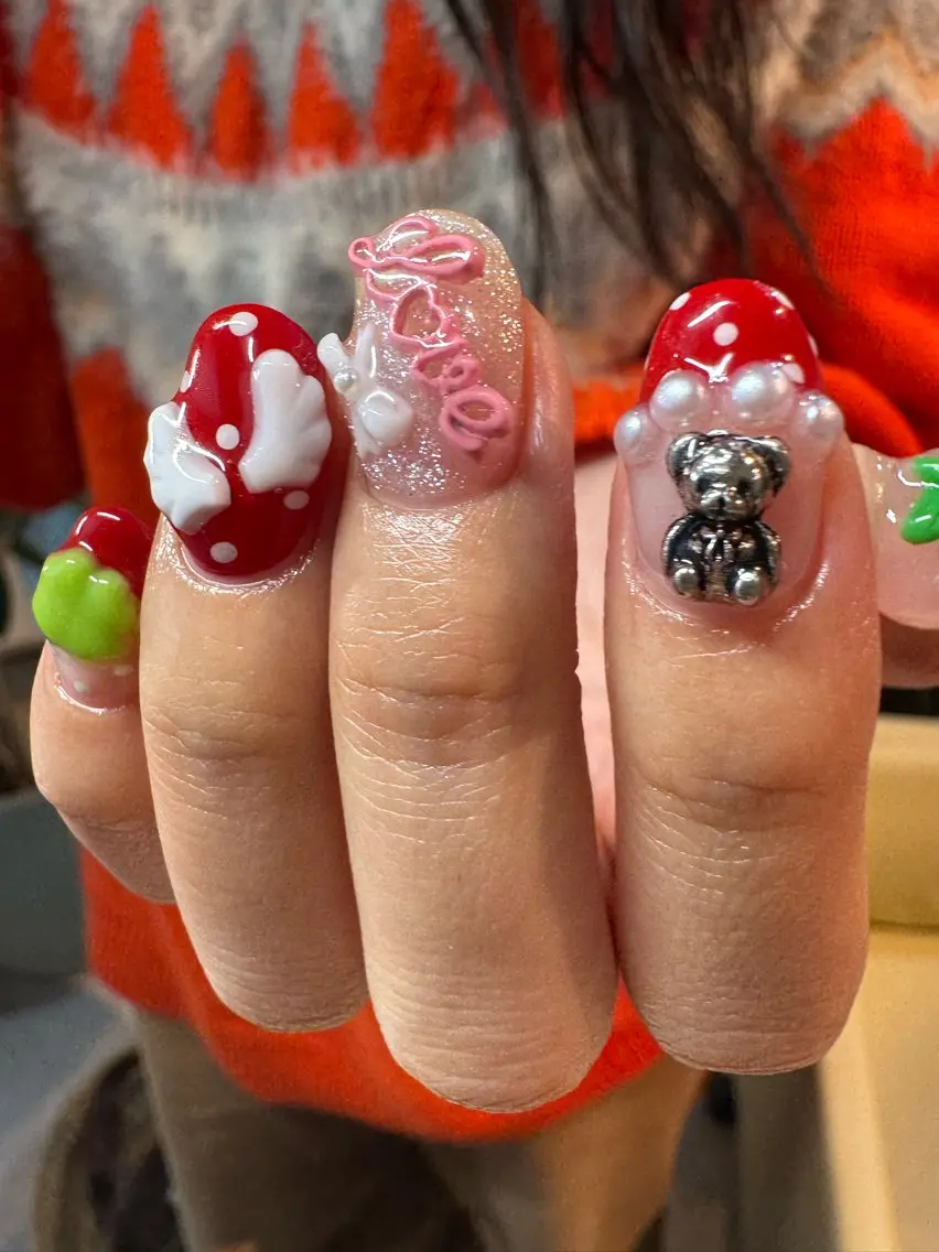 ネイル ドット ハンドネイル AOI✩⡱ 。のネイルデザイン