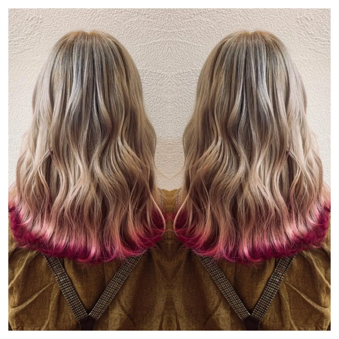 セミロング カラー ヘアカラー トリートメント 村山 茉衣のヘアスタイル