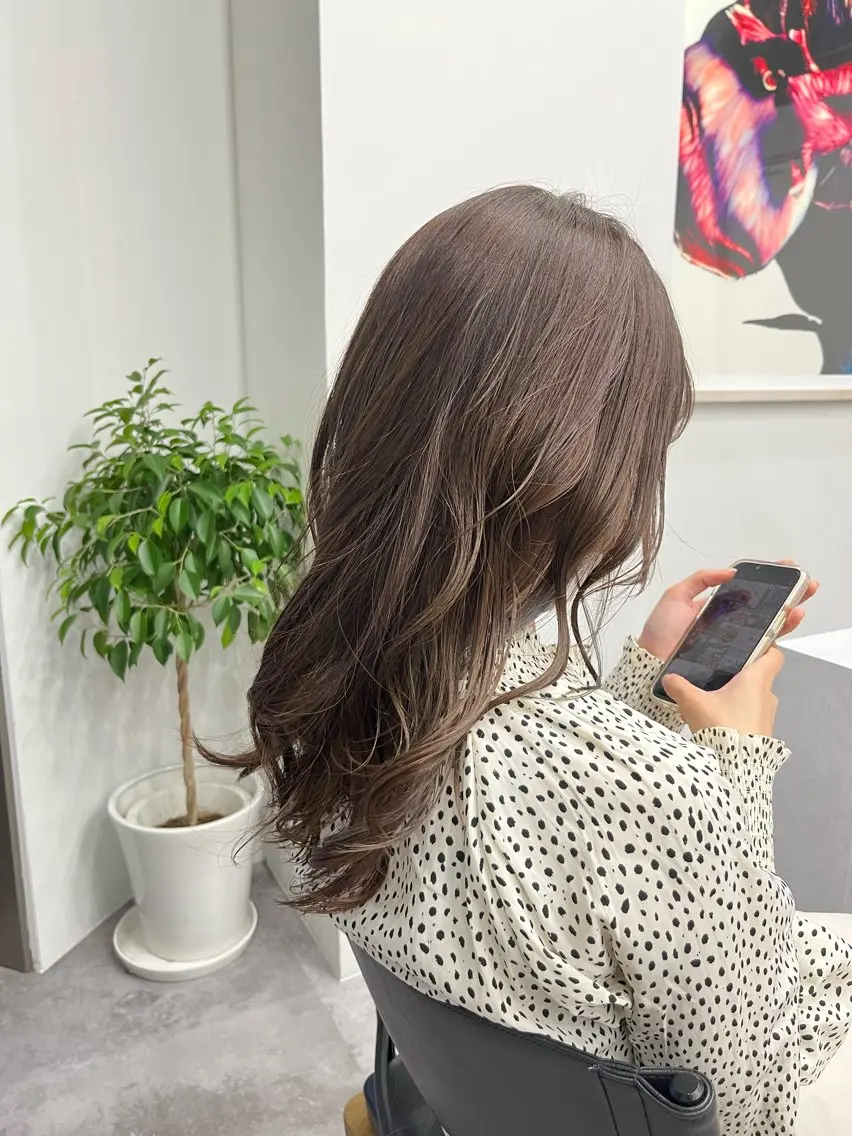 ロング カラー ヘアカラー 門崎未依/レイヤー/ メンズカット🪿🌼のヘアスタイル