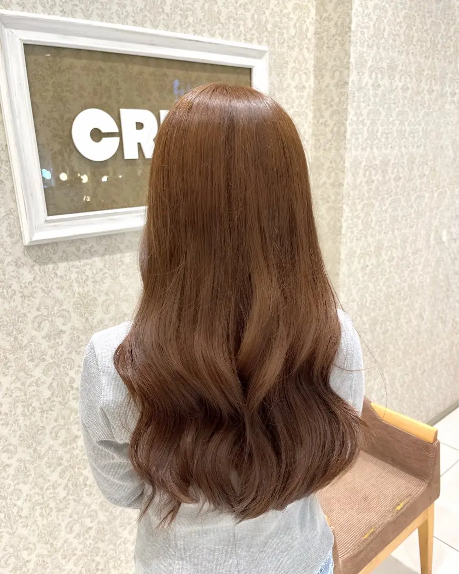 ロング カラー ブリーチ ブリーチなしカラー ヘアカラー 🍒Natsuka /ガーリー/アレンジのヘアスタイル