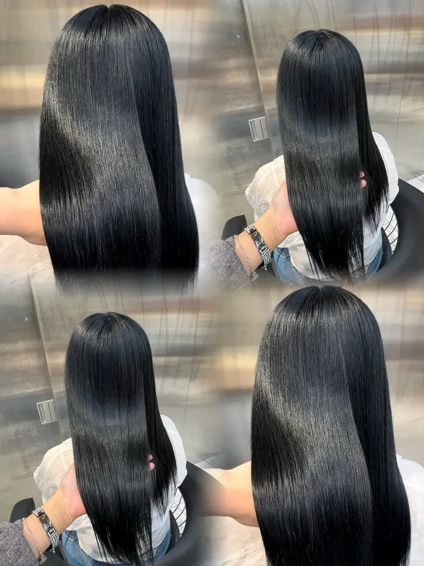 カラー NANAMI／レイヤ ー／ワンホンヘアのヘアスタイル
