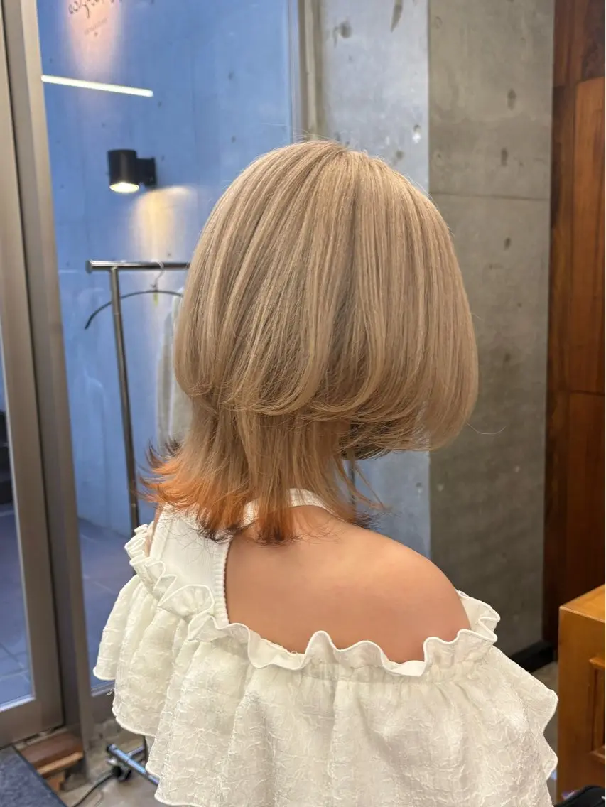 カラー 🍀デザインカラー わか🍀のヘアスタイル