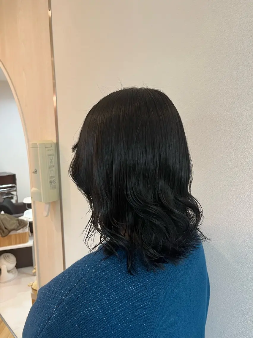 ミディアム カラー 外川 生純美ೀ🌝のヘアスタイル