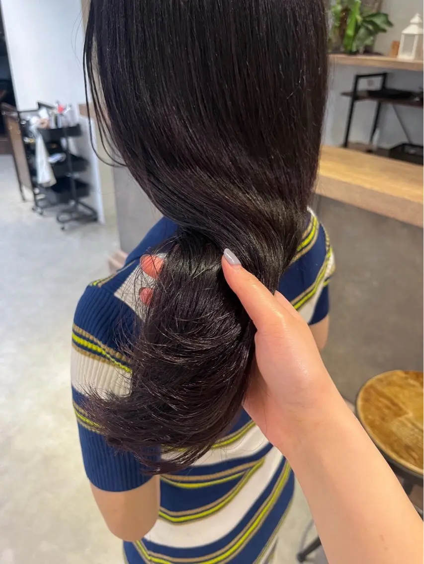 セミロング カラー anna 🫧のヘアスタイル