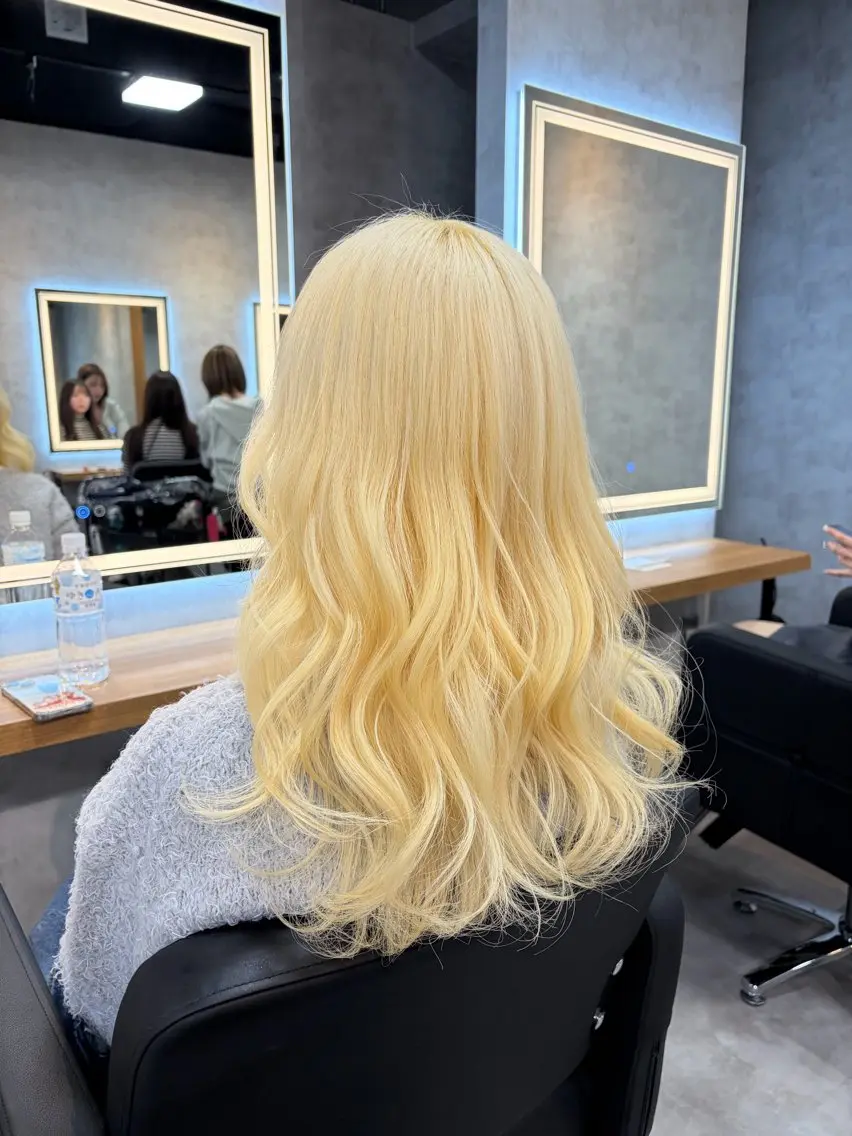セミロング カラー ヘアカラー トリートメント ヘッドスパ ヘアセット カラー指名NO.1 🌈Neneのヘアスタイル