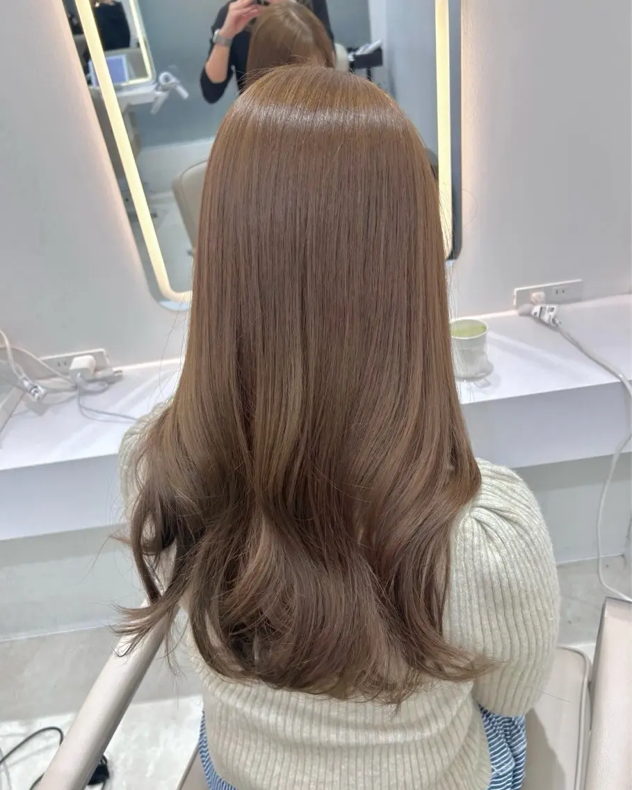ロング カラー ヘアカラー トリートメント ダブルカラー髪質改善 /Annaのヘアスタイル