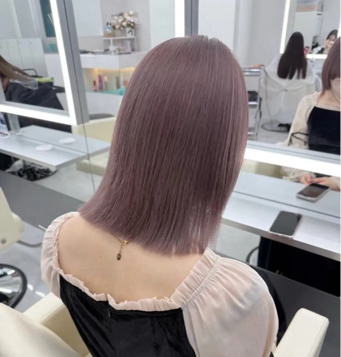 カラー ヘアカラー tace新宿 あおいのヘアスタイル