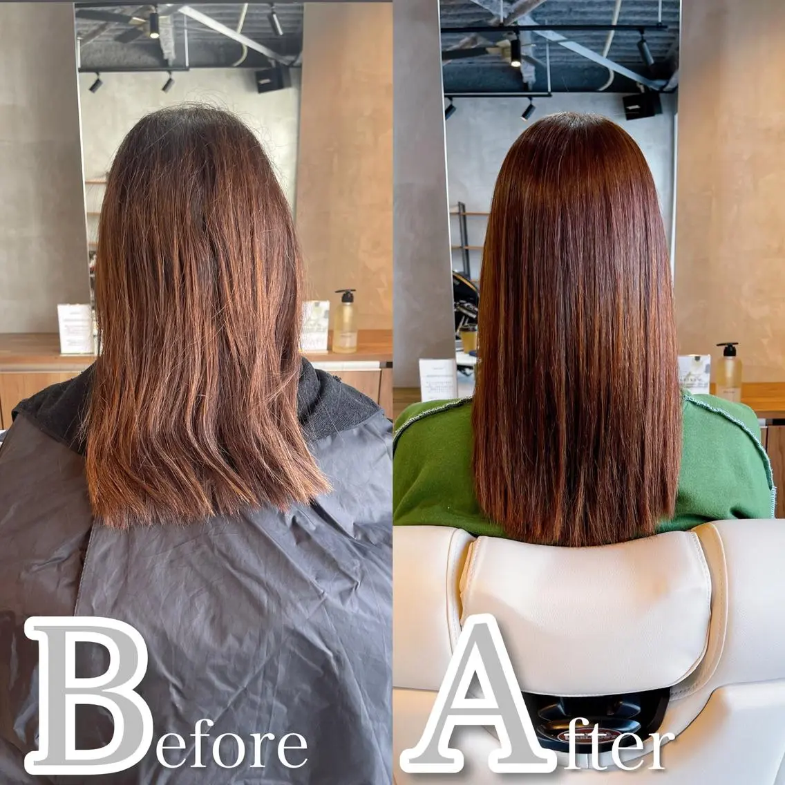 セミロング 飯田 智也のヘアスタイル