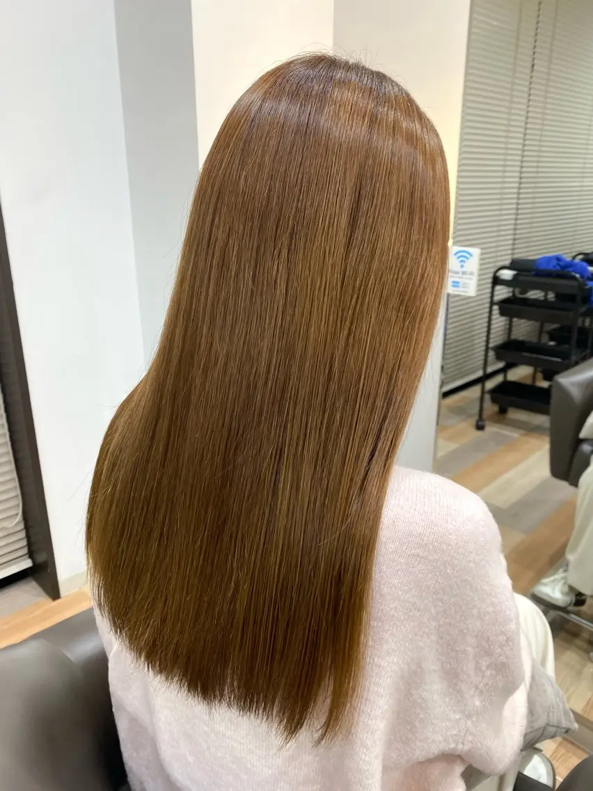ロング カラー ベージュカラー ヘアカラー カラー/カットモデル 東 ゆきののヘアスタイル