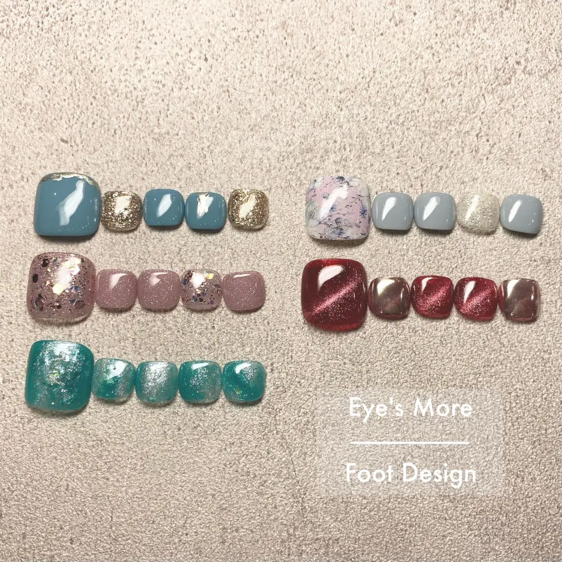 ネイル フットネイル Eye's More Ochiaiのネイルデザイン