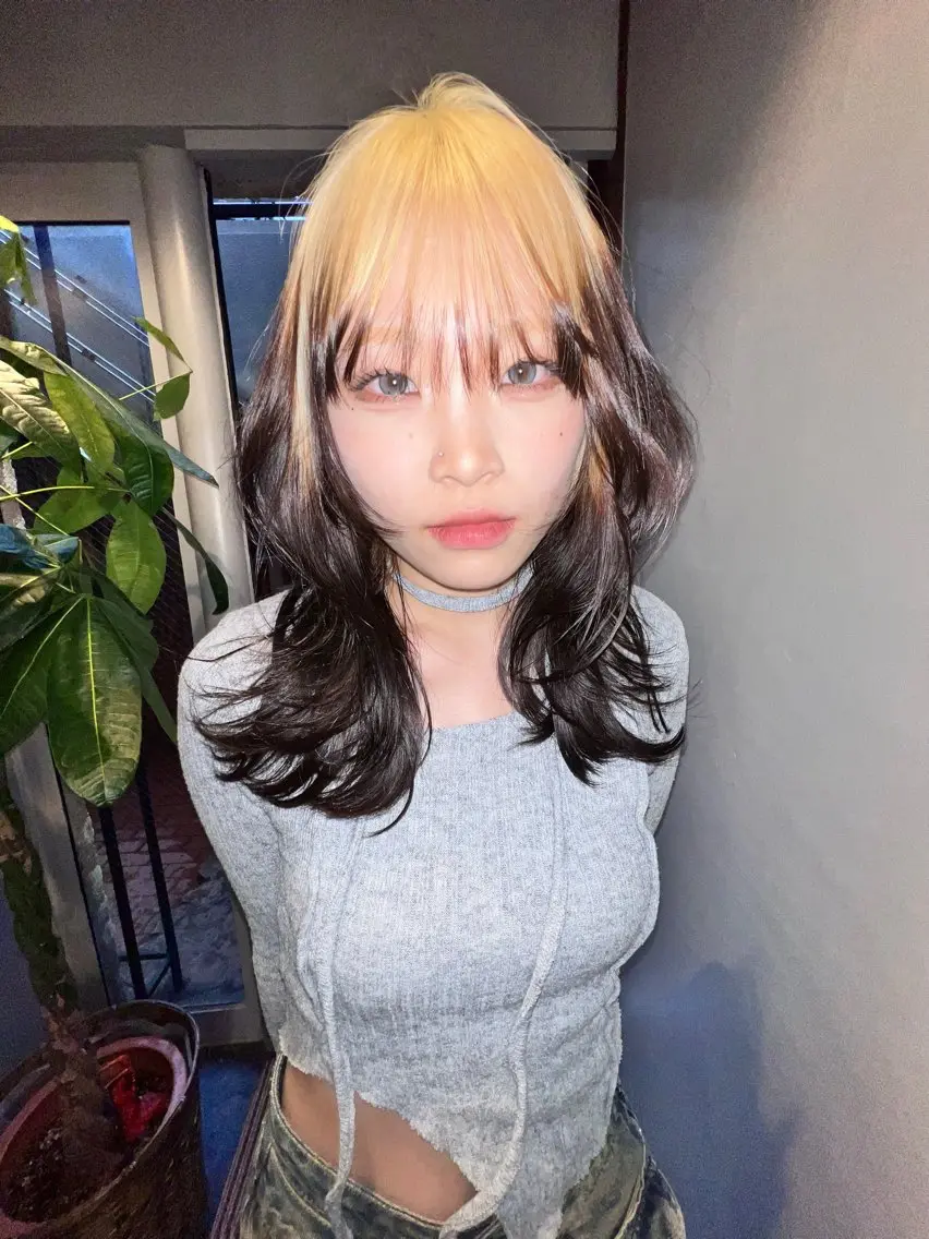 ロング カラー カット ヘアカラー 圧倒的デザイン力 店長🎨RENAのヘアスタイル