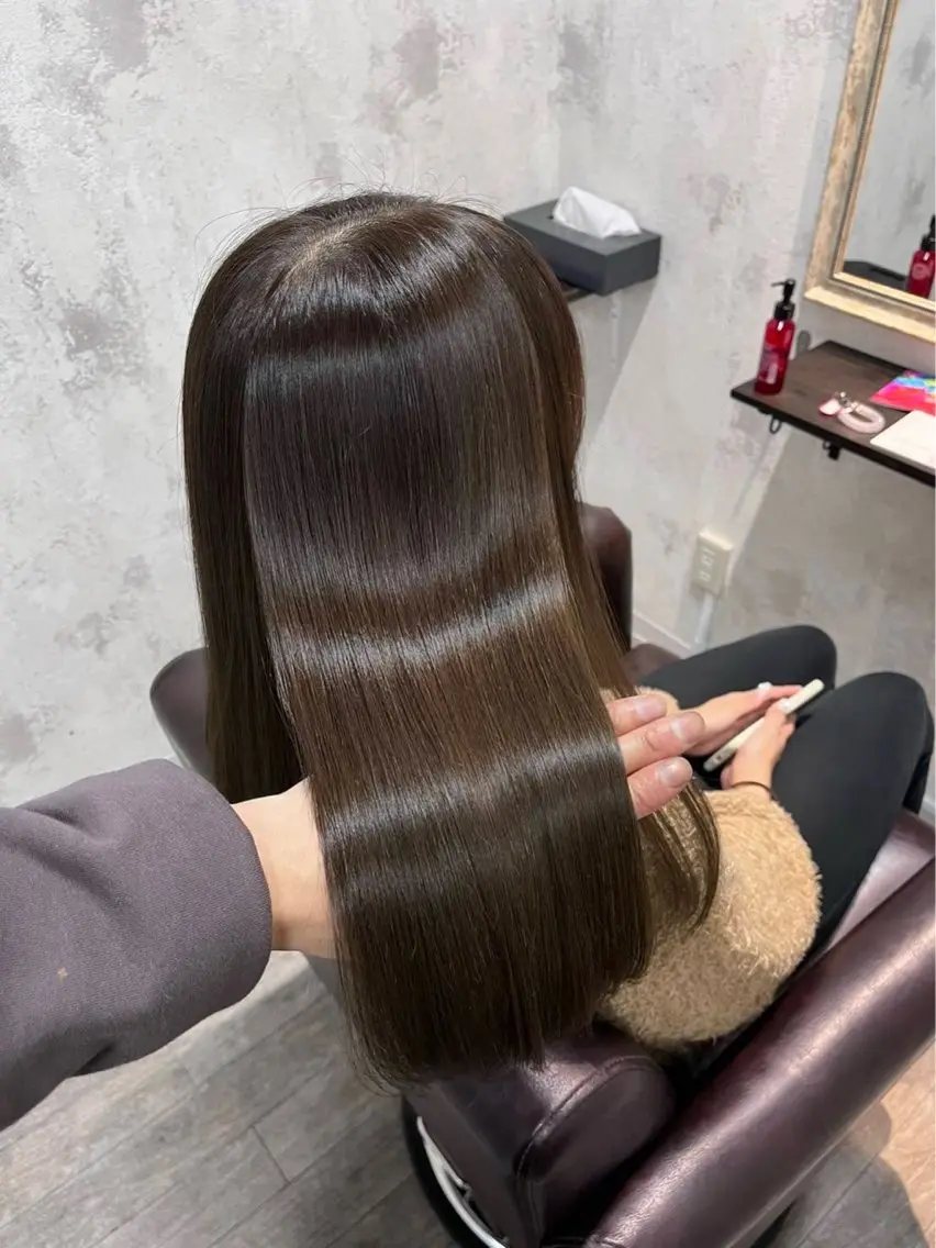 ロング 美髪矯正 selyaのヘアスタイル