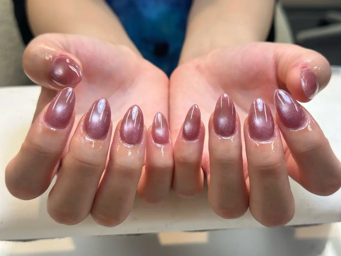 ネイル アートネイル ジェルネイル マグネットネイル ハンドネイル JennNail_ マオのネイルデザイン